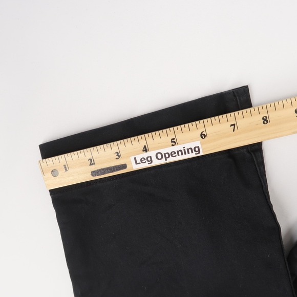 ALC Brayden Pants Womens 6 Black High Rise Straight Leg Cotton Twill Utility - Picture 7 of 10